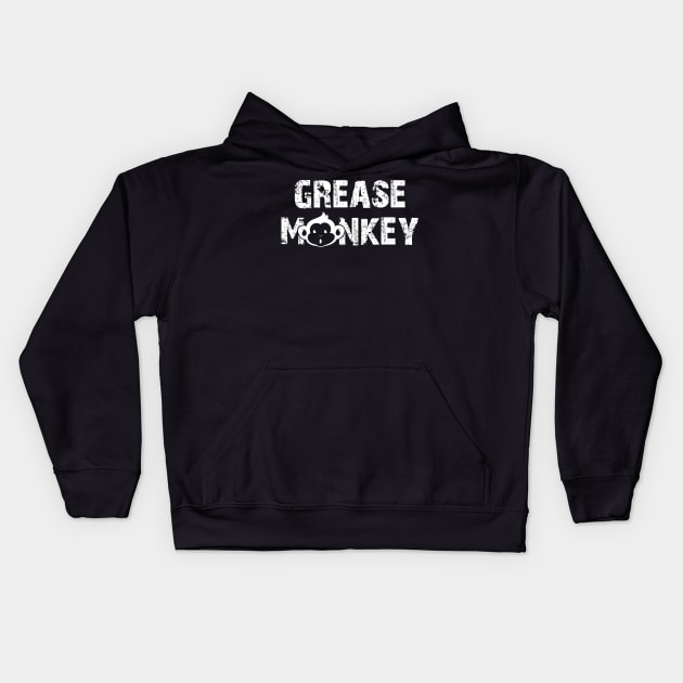 Garage - Grease Monkey Kids Hoodie by KC Happy Shop